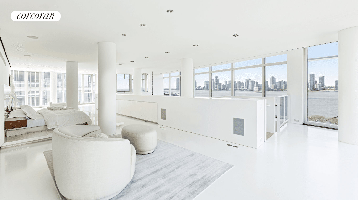 176 Perry Street is a modernist masterpiece designed by internationally acclaimed architect Richard Meier.