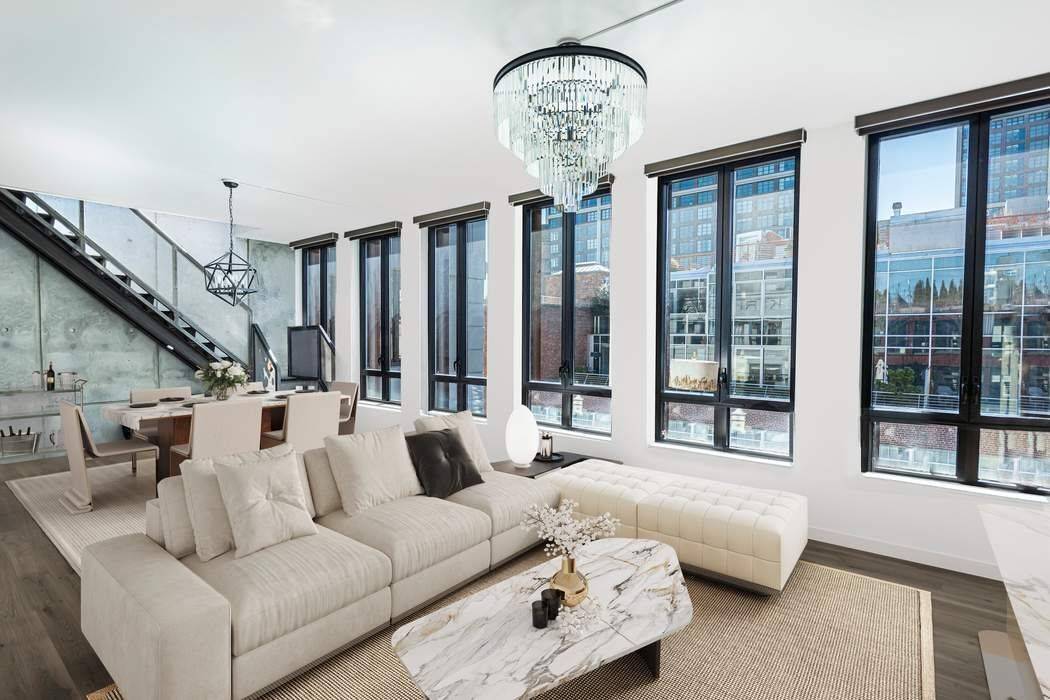 Situated in the flourishing and desirable neighborhood of DUMBO, sits this 3 bedroom, 2 bathroom home spanning 1, 641 sq.