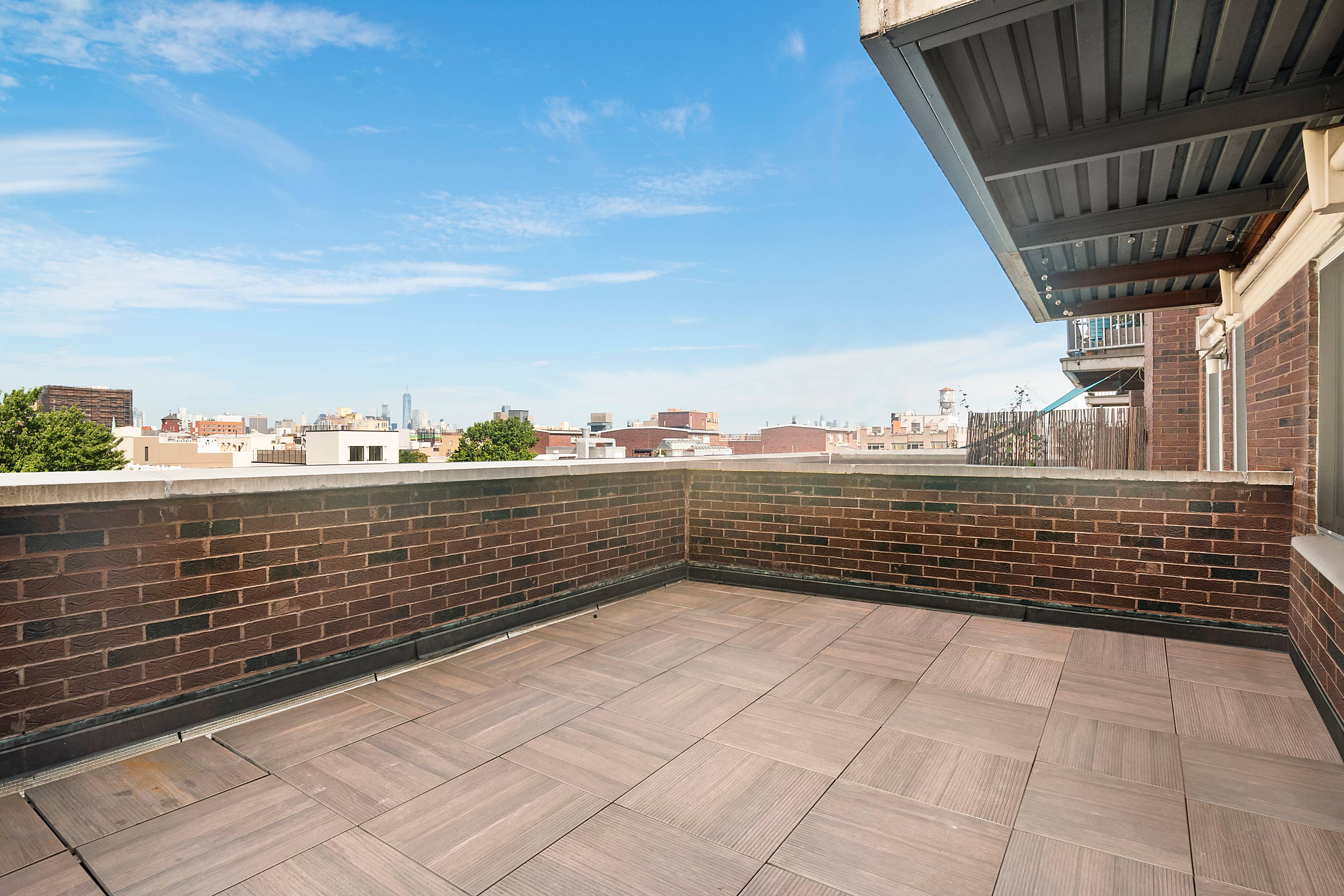 Don't sleep on this awesome 2BR plus home office apartment with awesome private terrace with eastern and western exposures for stunning NYC sunset skyline views.