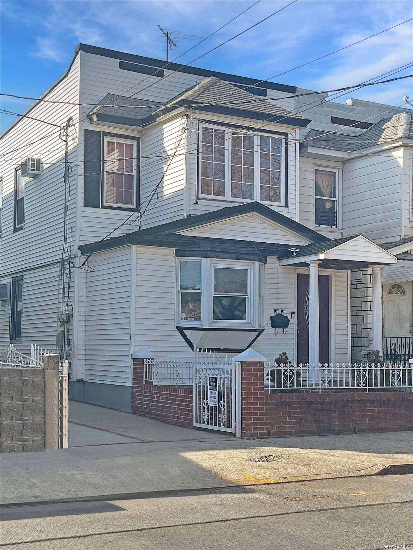 Newly Listed Two Family in Ozone Park Queens.
