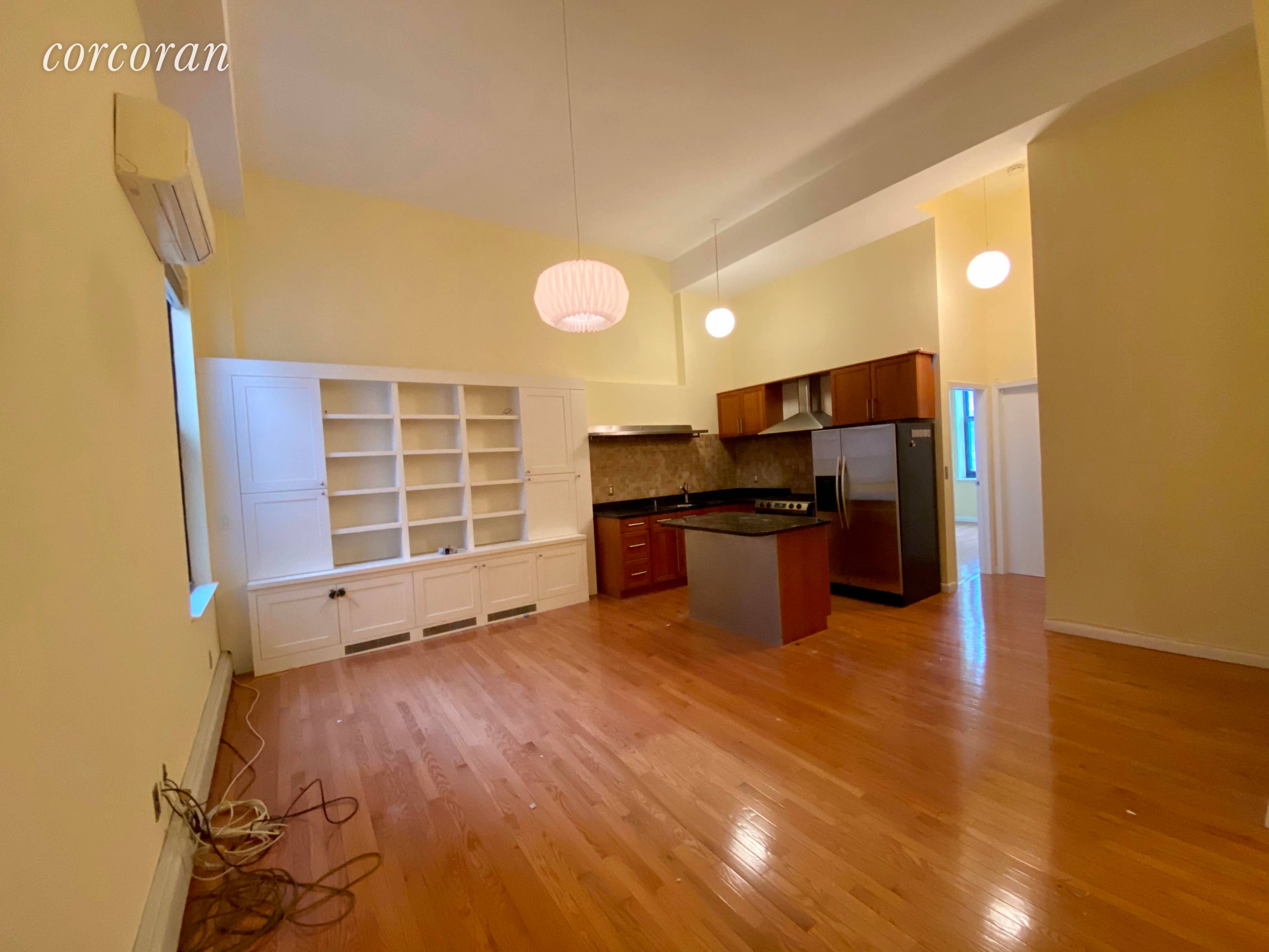 Beautiful huge high ceiling duplex apartment with 2 bedrooms, 2 full baths, 2 living rooms, extra kitchenette and 2 large bonus rooms downstairs all in the heart of Brooklyn's best ...