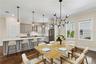 Kitchen and Dining “virtually staged”