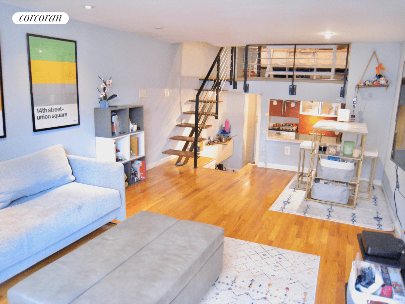 Spacious multi level home located in the heart of Greenwich Village and one block from Soho.