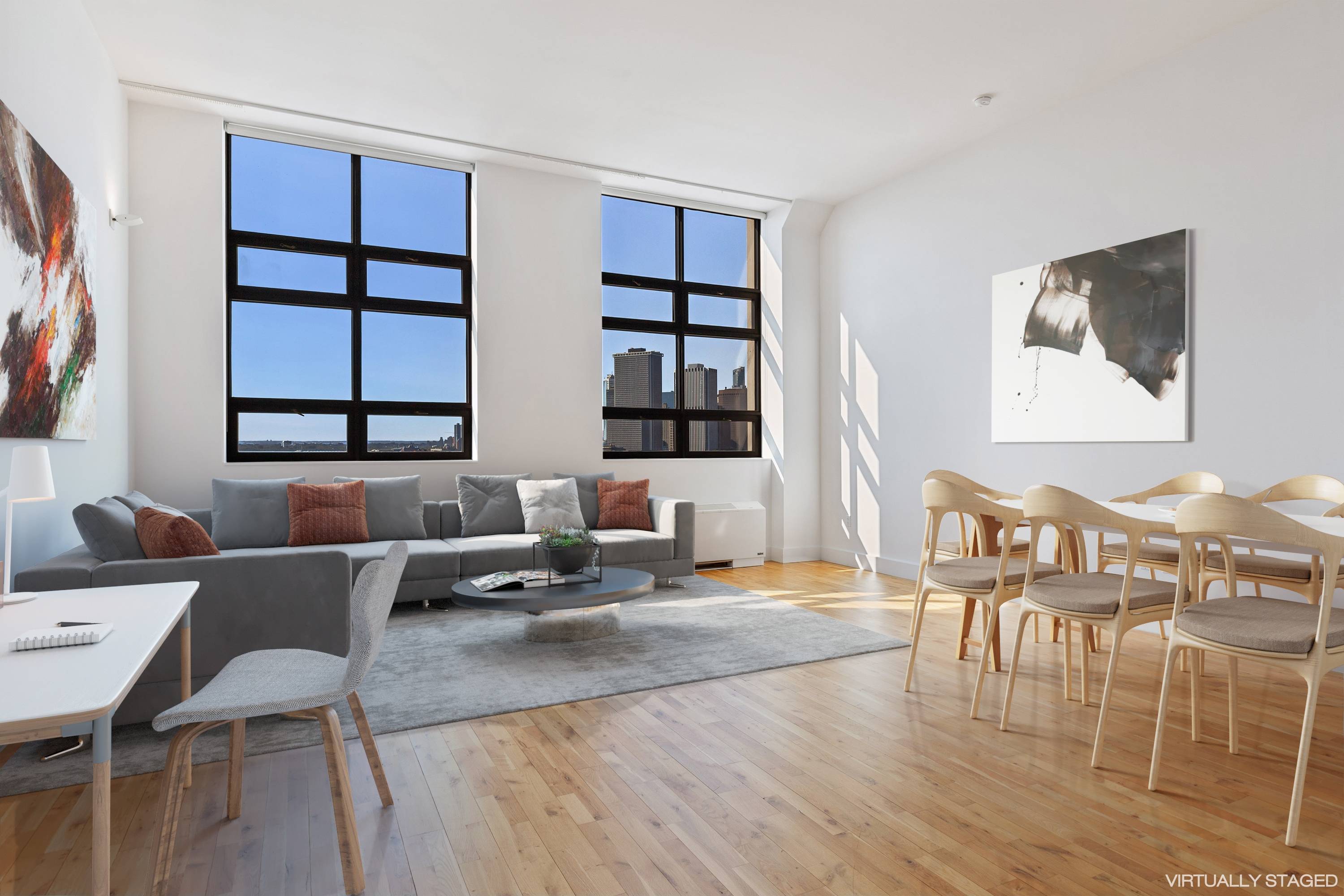 SPACIOUS amp ; STUNNING LOFT WITH HARBOR VIEWS Located in Brooklyn Heights' waterfront Brooklyn Bridge Park, the views of the harbor and lower Manhattan are spectacular from this spacious open ...