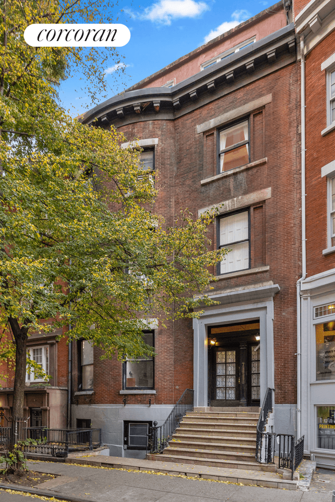 This historic townhouse is a distinctive reminder of when this section of Manhattan was a fashionable neighborhood of handsome residences.