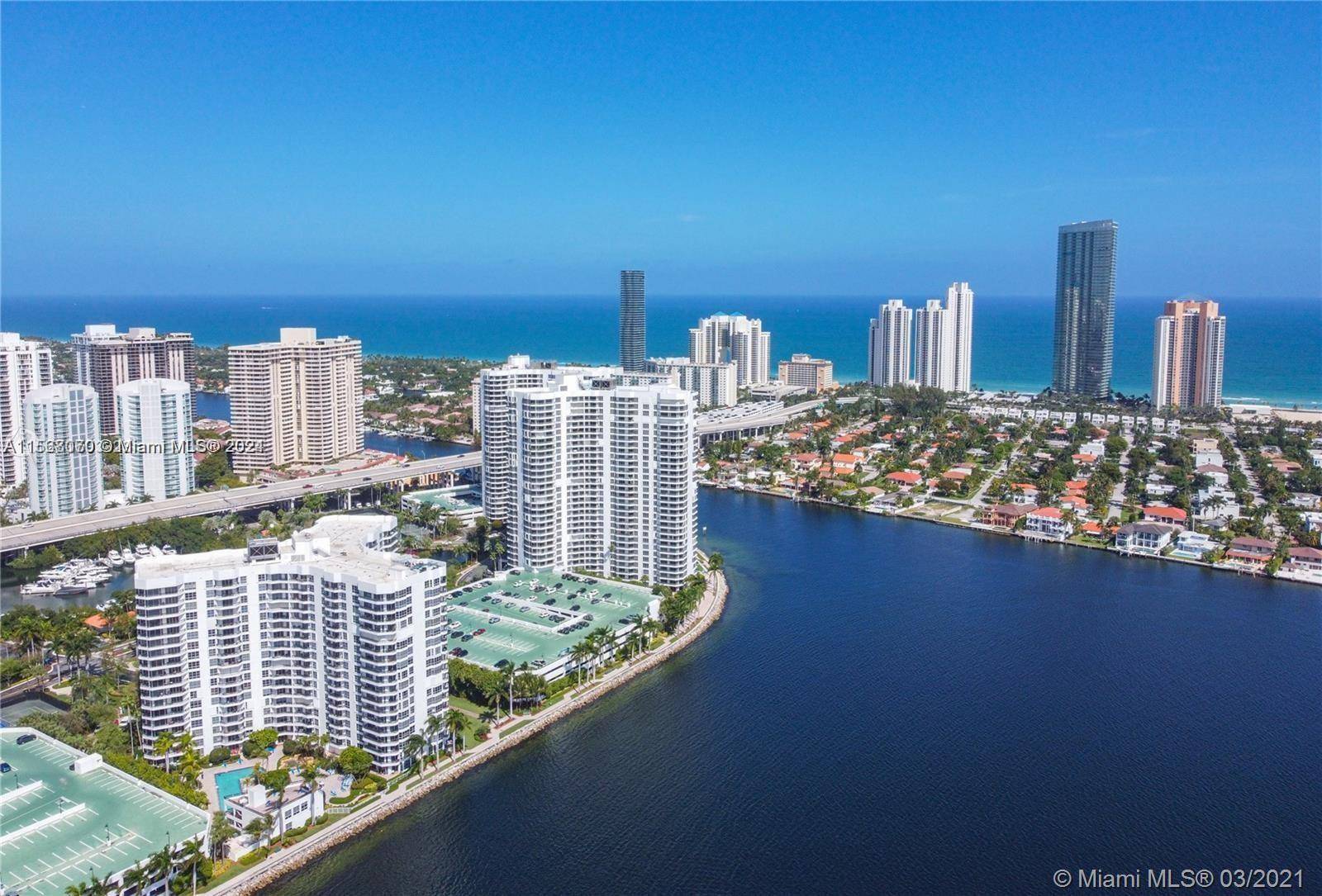 Stunning ocean views from this 2 bedrooms 2 bathrooms condo located in the prestigious Mystic Pointe T500.