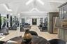 Sunlit second floor of barn with gym and guest suite