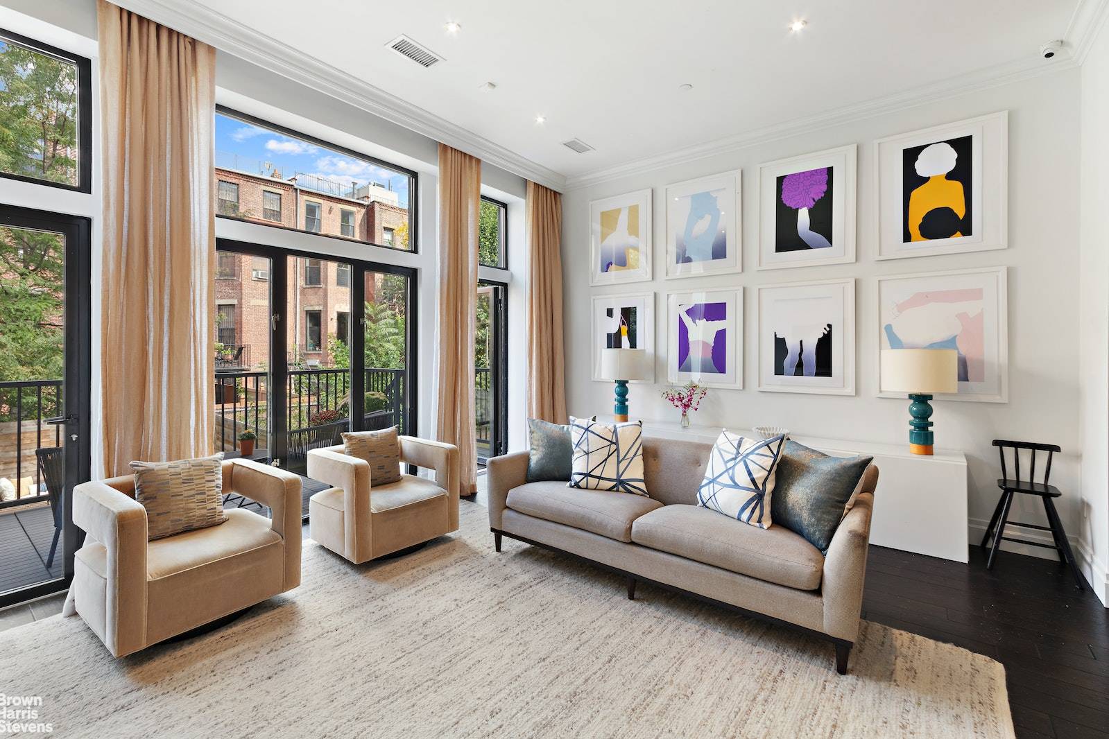 A truly spectacular custom townhouse on one of Harlem's most desirable blocks.