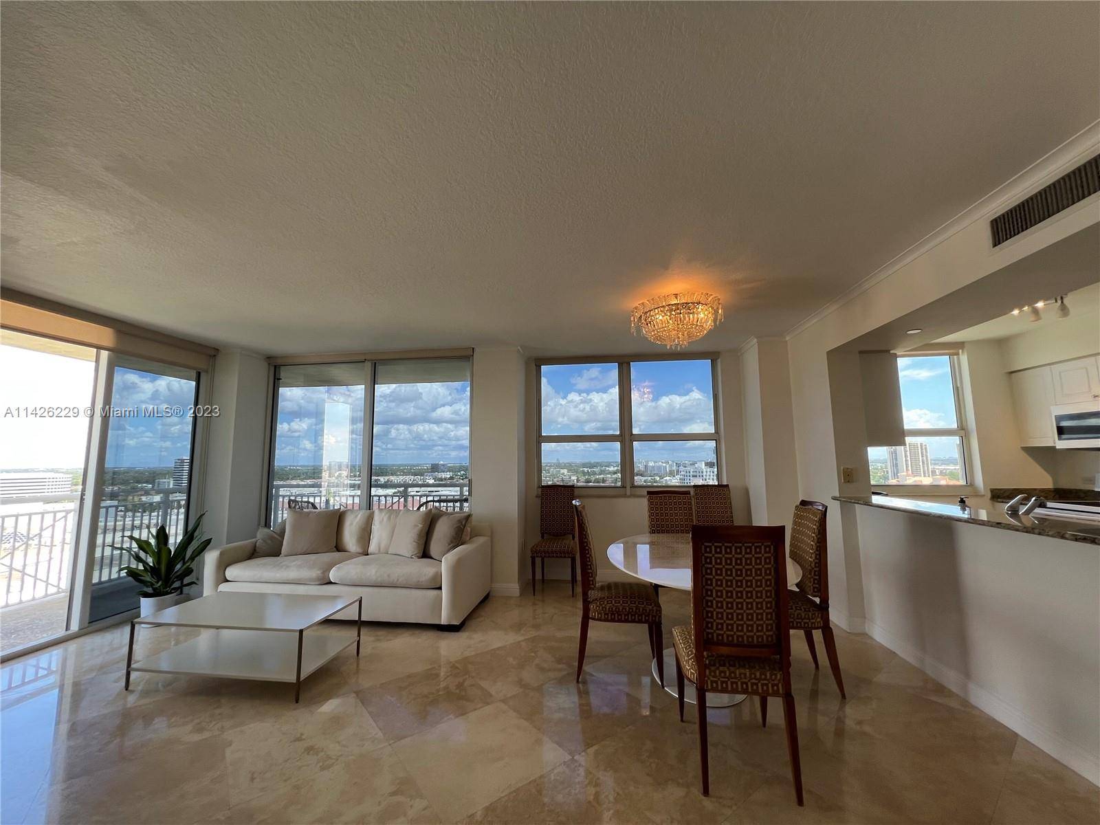 Discover a tastefully furnished 2 bed, 2 bath apartment in the luxurious Turnberry on the Green community in Aventura.