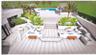 These digital renderings showcase the planned completed transformation of the community’s outdoor amenities, offering a preview of the exceptional res