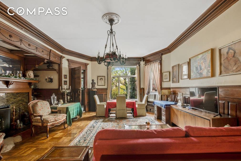 This museum quality parlor floor is unlike any apartment available in Manhattan.