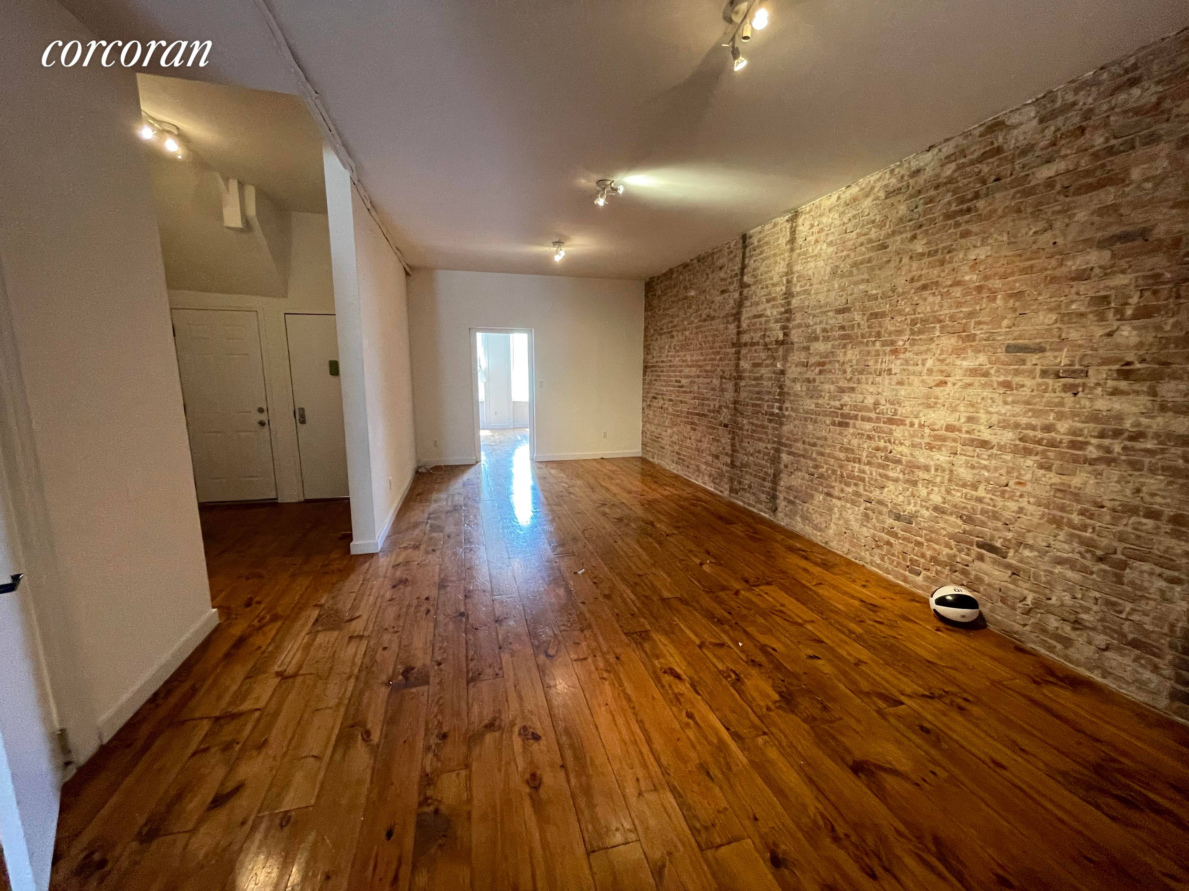 Fantastic large two bedroom in Bushwick with exposed brick and tons of charm.