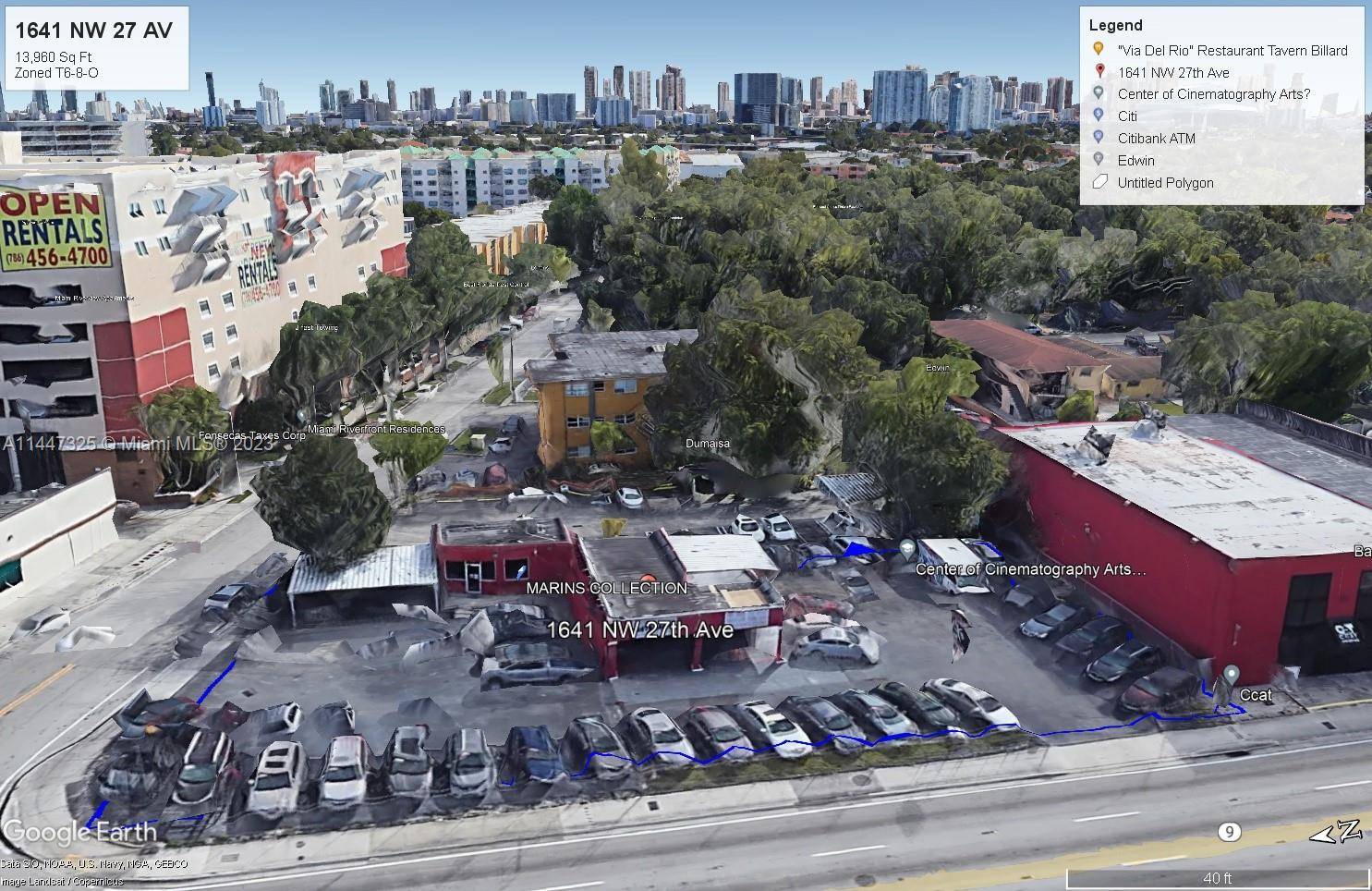 Great opportunity for investors, end users or developers to acquire blank canvas centrally located on NW 27 Avenue next to Miami river.