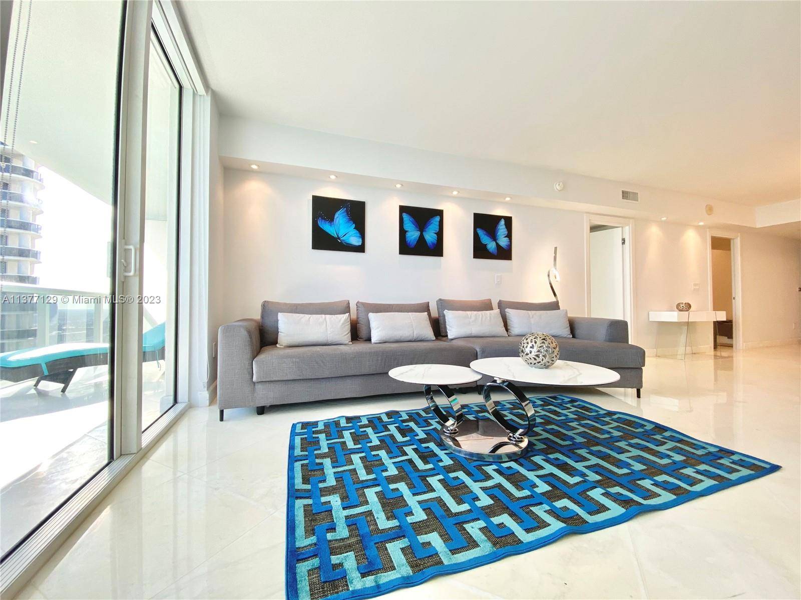 BEAUTIFUL AND FULLY FURNISHED 2 BD PLUS DEN, 3 FULL BATHS APARTMENT IN THE FAMOUS BEACH CLUB TWO.