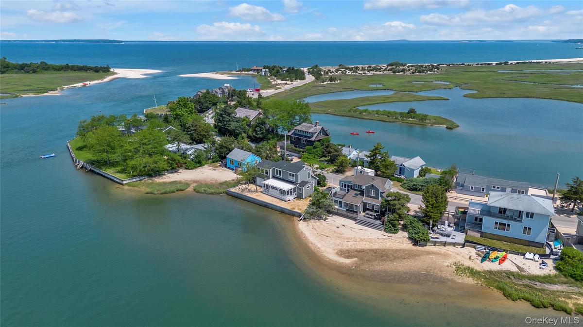 Bird's eye view of a large body of water