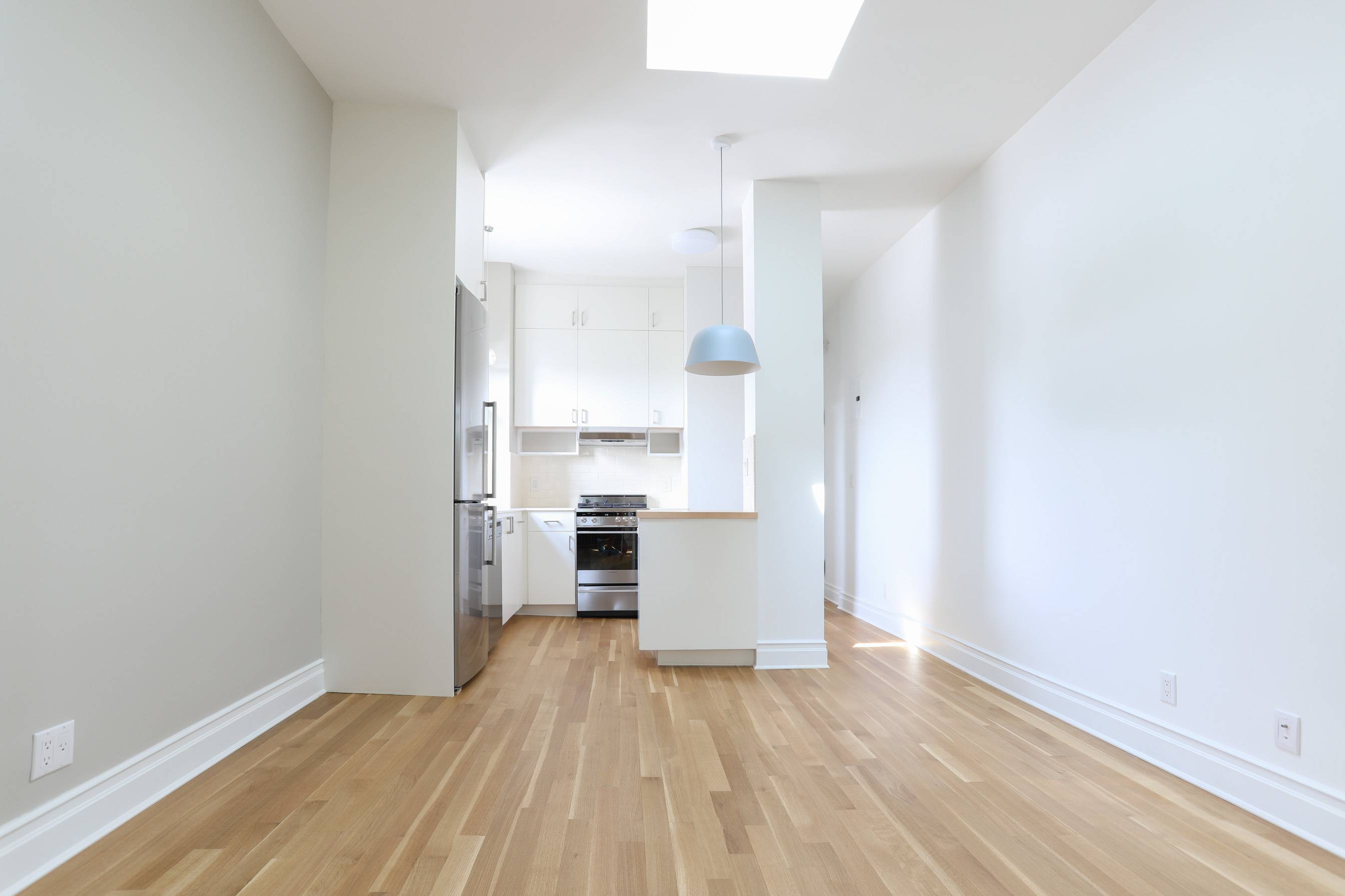 On this beautiful, tree lined, and sun drenched street sits a recently renovated alcove studio Jr 1 apartment.