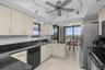 Kitchen with water views
