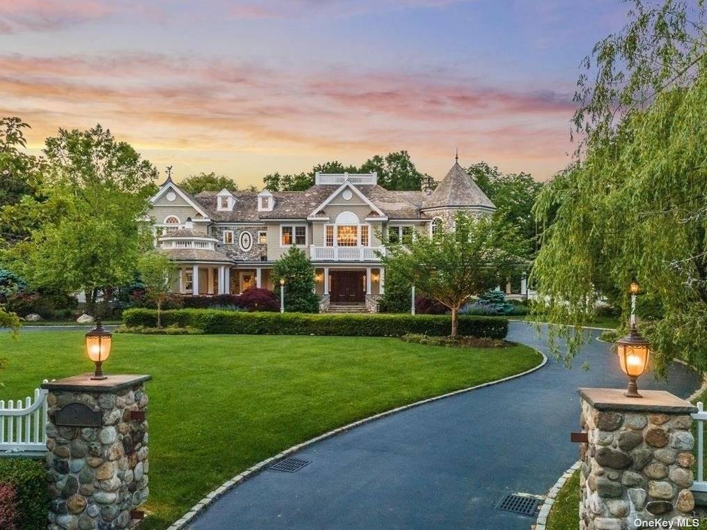 Introducing this exquisite Hamptons shingle style Colonial in the highly sought after Cold Spring Harbor Wawapek area, set on a sprawling 2 acre lot.