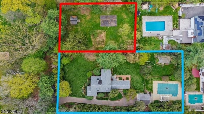 red outlined lot