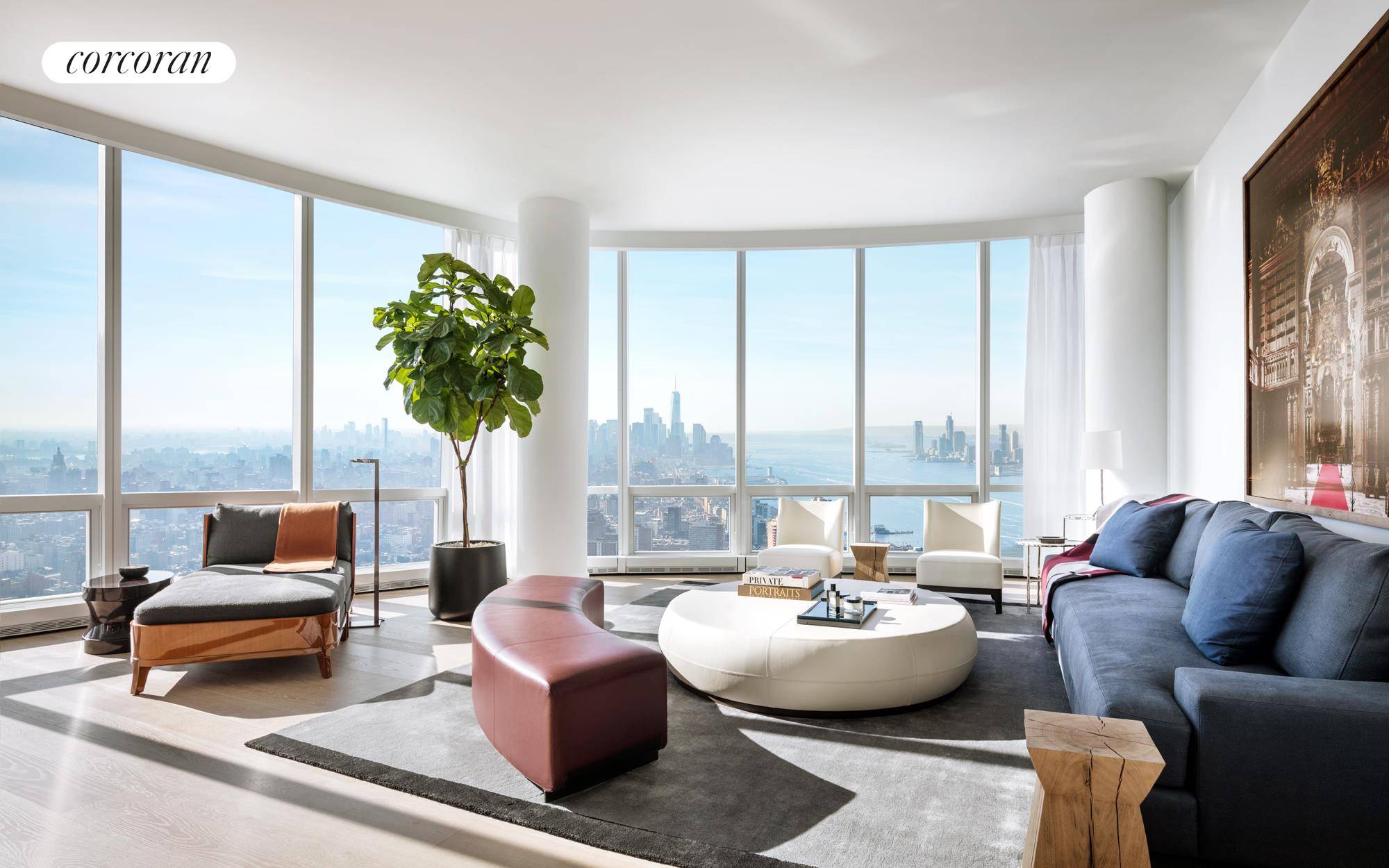Stunning 3343sqft penthouse on the in demand Southeast corner of Fifteen Hudson Yards, where the views for miles extend past the Hudson River, Statue of Liberty, Freedom Tower and East ...