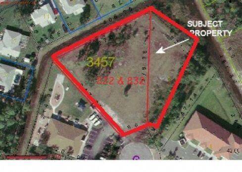 Just under 2 acres of flat useable commercial land.