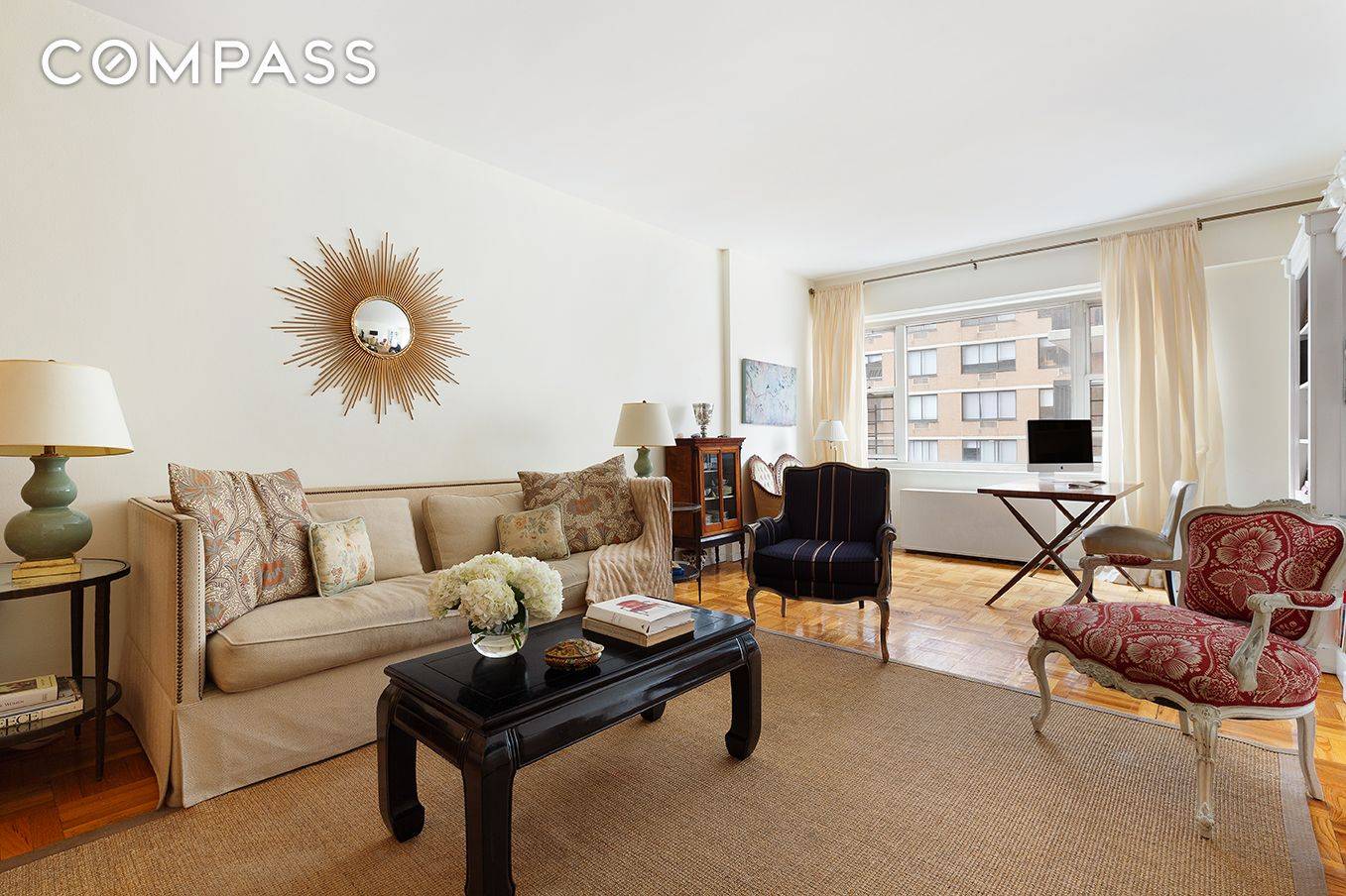 Quiet and private, this one bedroom, one bath apartment features a spacious layout, hardwood floors and ample storage.