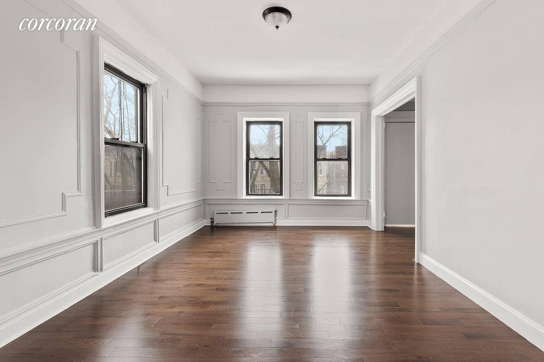 SPACIOUS amp ; RENOVATED THREE bedroom apartment boasts 1100 square feet of living space.