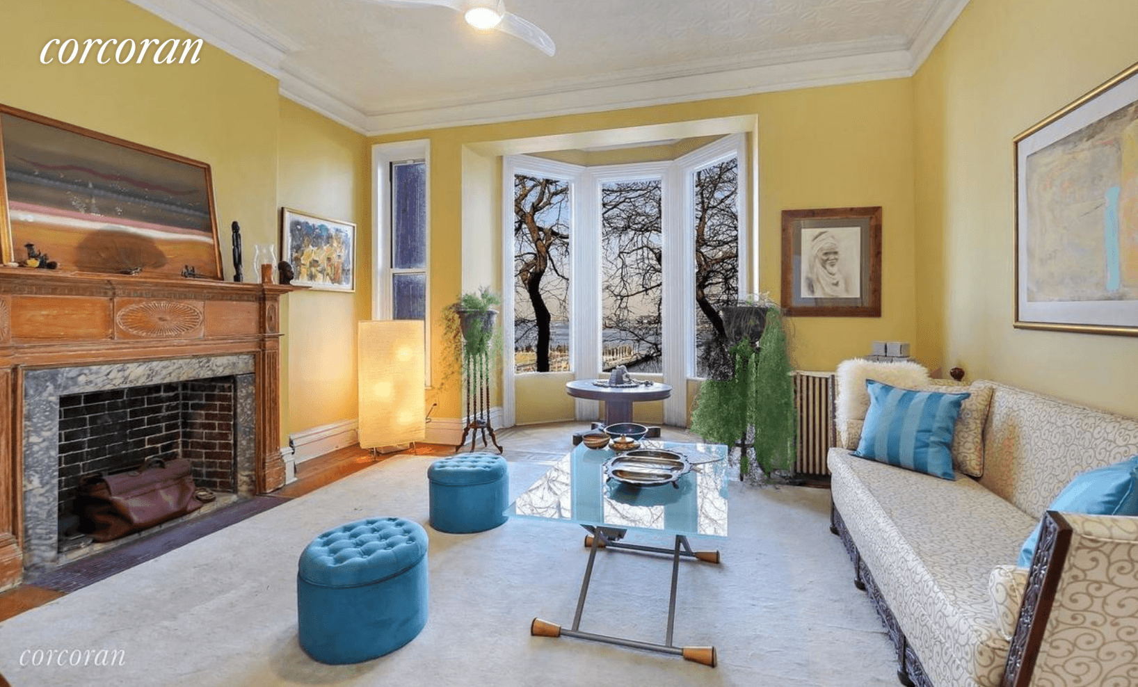Absolutely A to die forA two bedroom, parlor level apartment located in a gorgeous brownstone on THE most beautiful part of historic Brooklyn HeightsA.