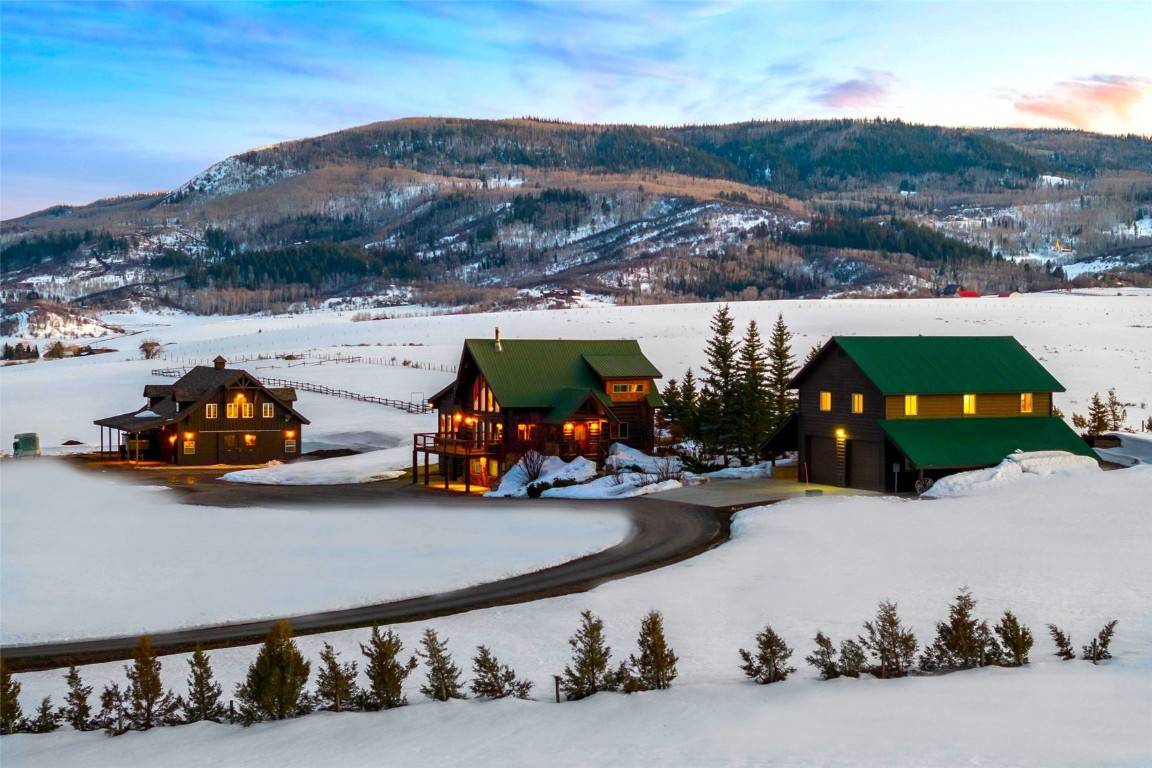 This stunning property in the South Valley is located just 9 scenic miles from the Steamboat city limits, gently elevated above the surrounding ranches, offering nearly 360 degree views across ...