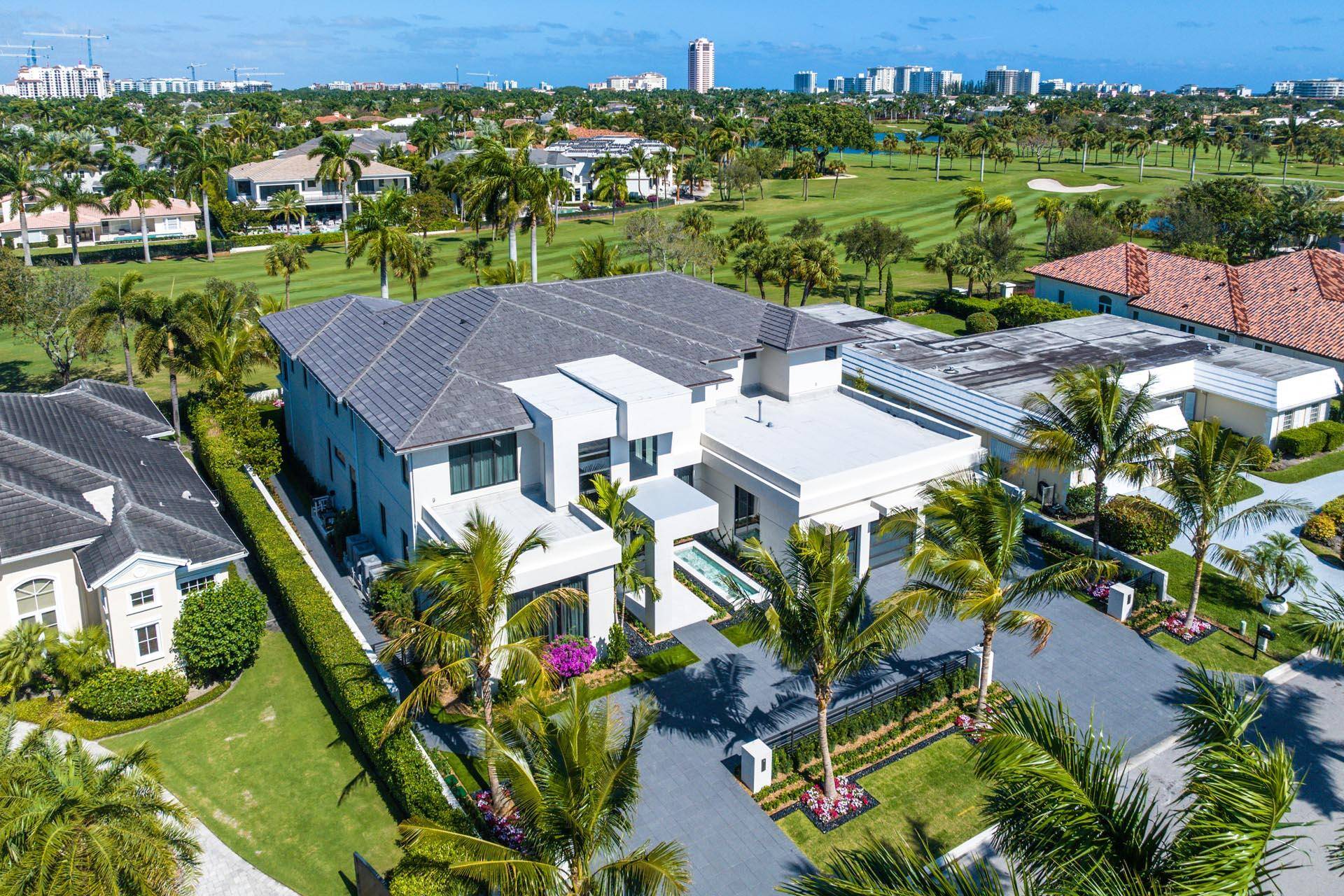 Incredible opportunity to lease a new construction home on the golf course in Royal Palm Yacht Country Club.
