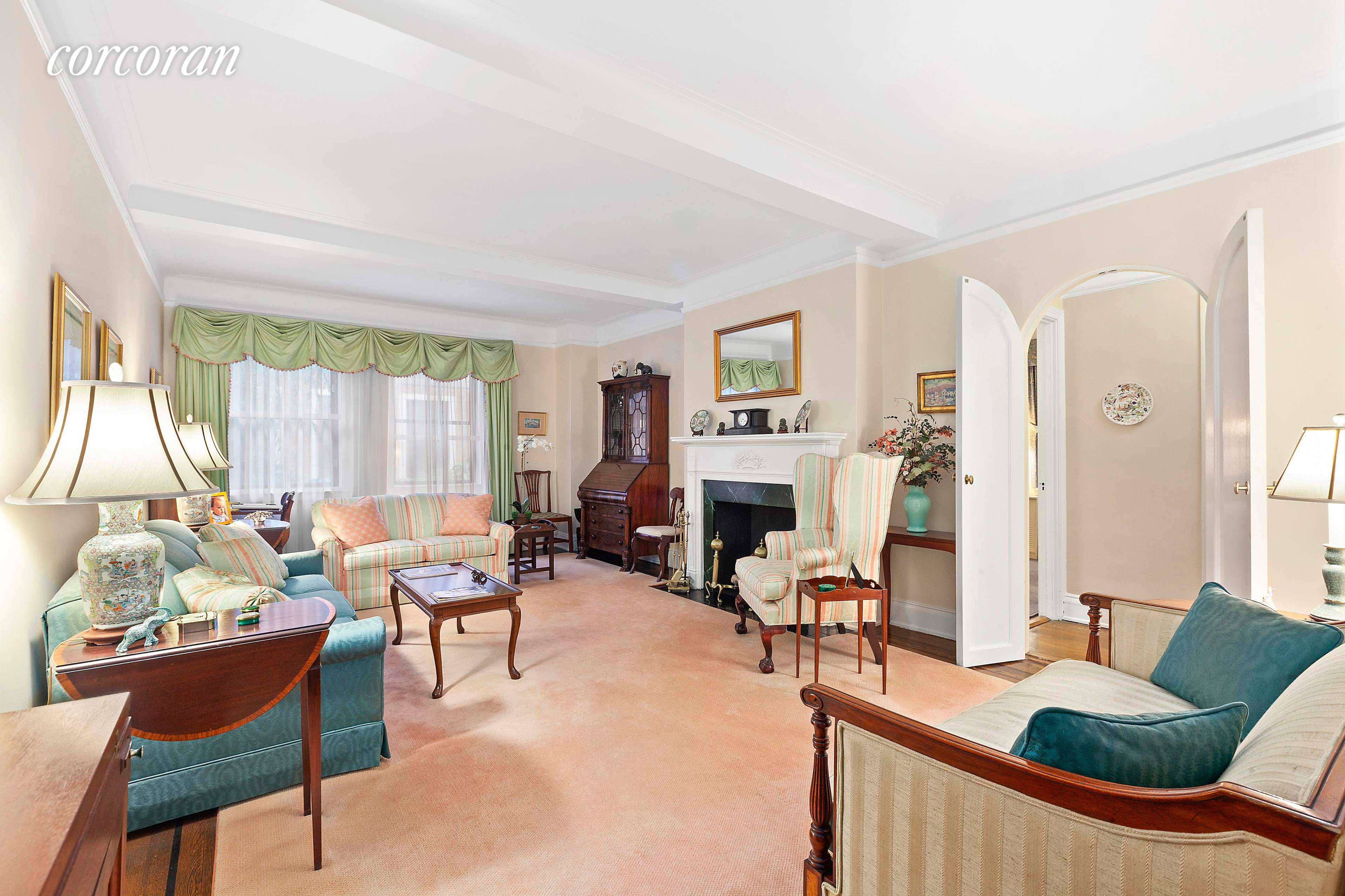 Great Carnegie Hill 5 room corner apartment, 1 block from Central Park.
