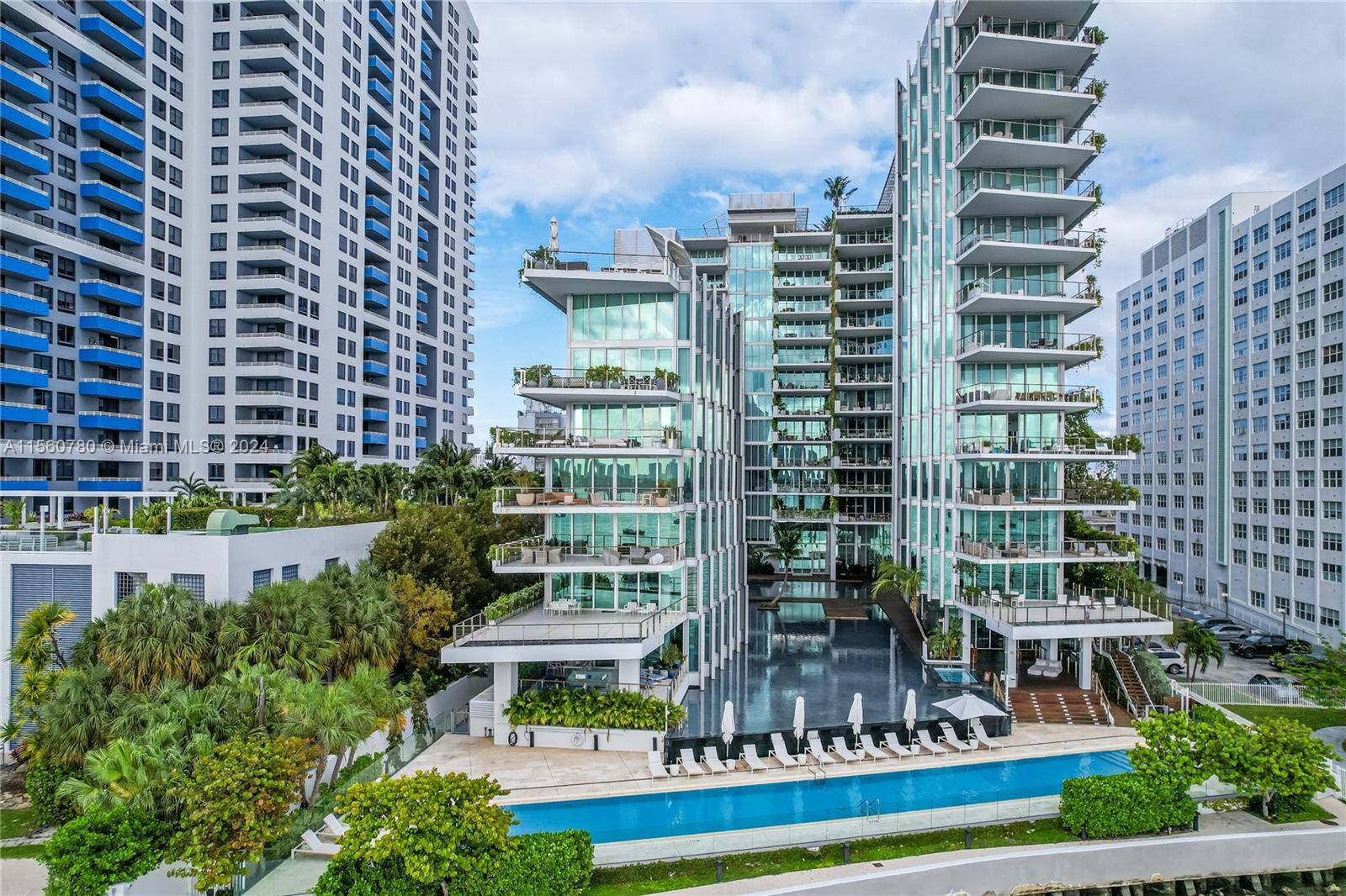Experience unparalleled sunset views overlooking Biscayne Bay, in the prestigious Monad Terrace, designed by Jean Nouvel, worldwide renowned Architect, Pritzker winner.