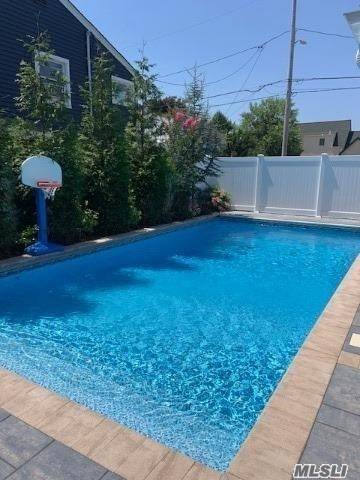 beautifully designed furnished beach house with heated pool 4 bedrooms 3 baths private beach plenty of parking close to everything 45 minutes to New York get to enjoy the pool ...