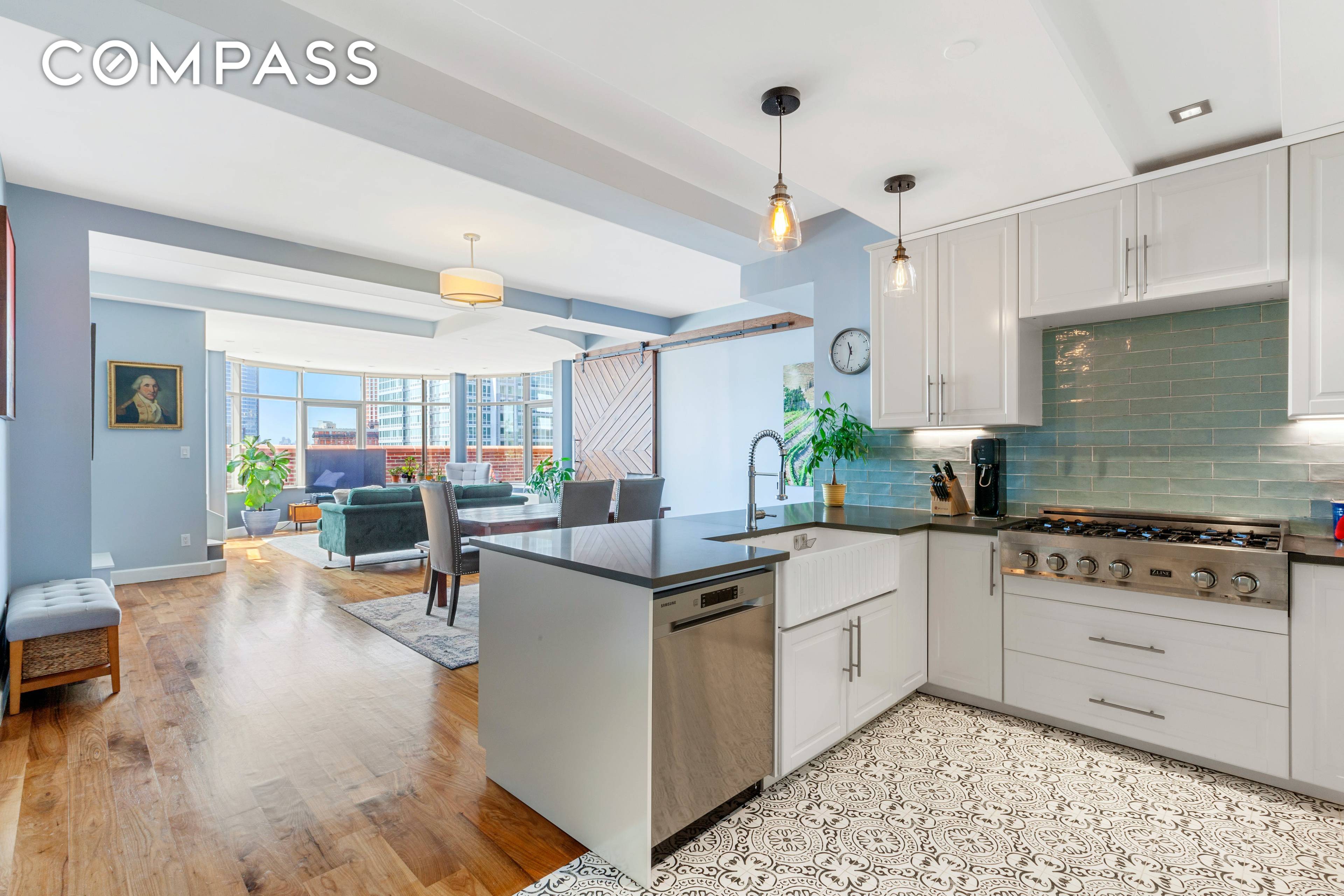 Your perfect Long Island City sanctuary awaits in this glorious four bedroom, three bathroom showplace with a vast private terrace and breathtaking views in a full service Hunter's Point condominium.
