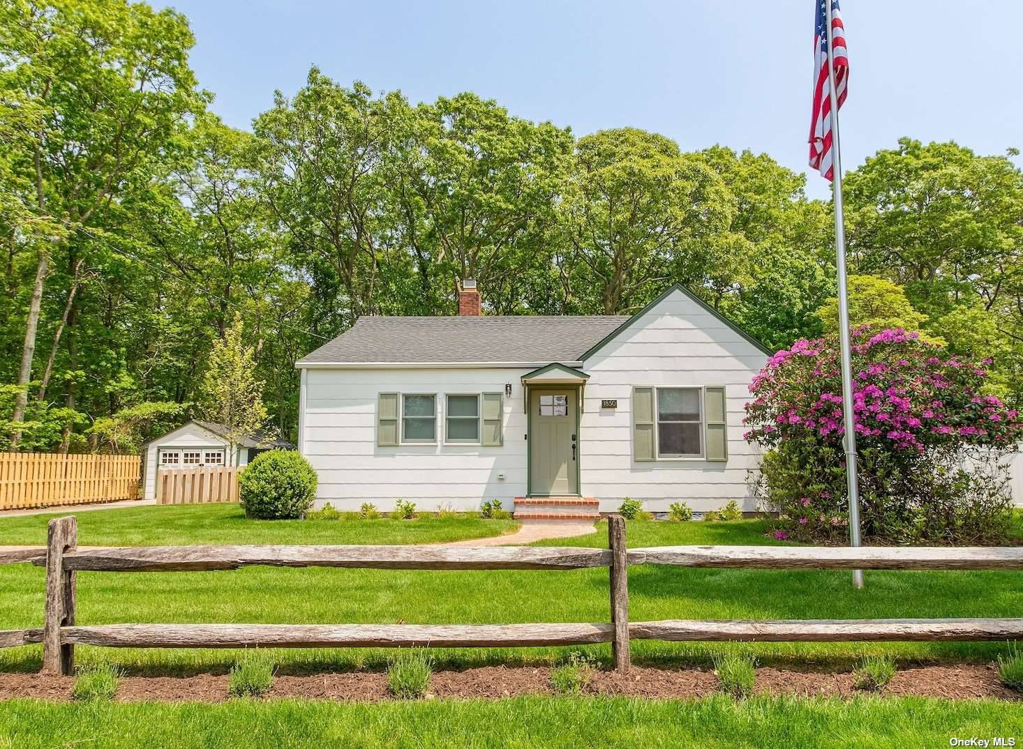 Newly renovated three bedroom, two bath bungalow just outside of popular Greenport Village.