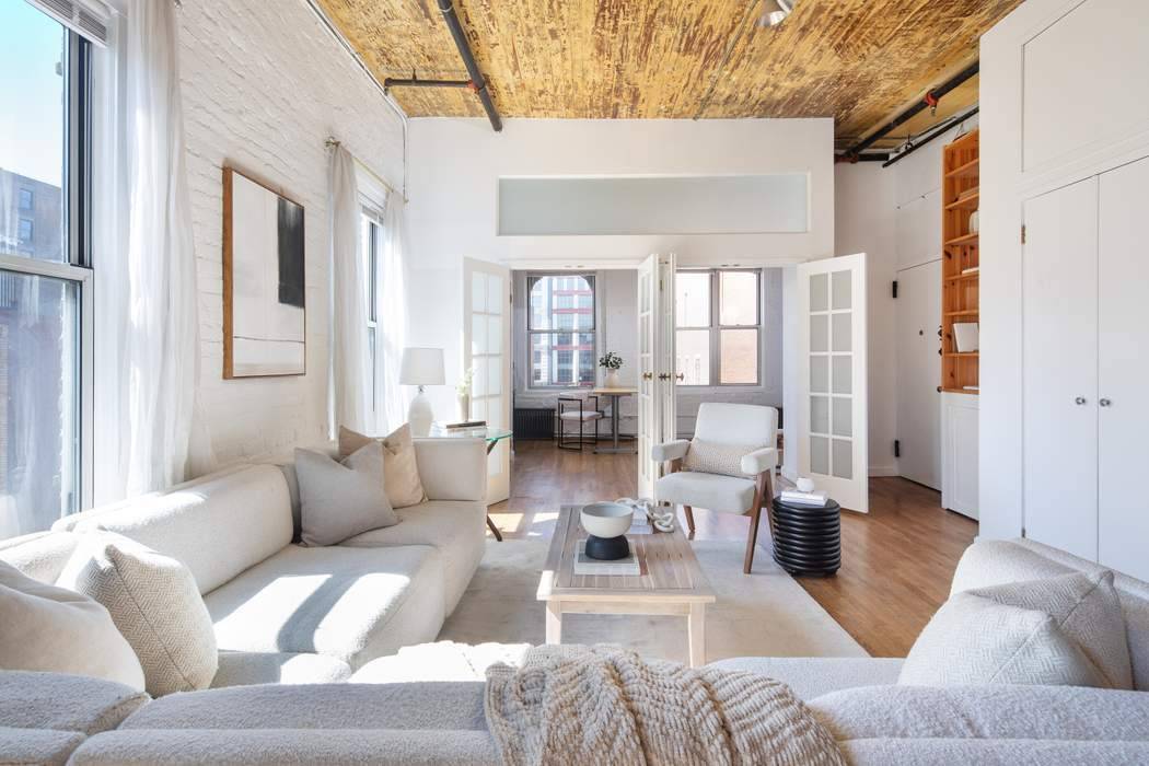 This offering represents the rare opportunity to purchase a full floor penthouse on one of the most coveted blocks in Soho.