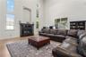 Massive Family Room with vaulted ceiling