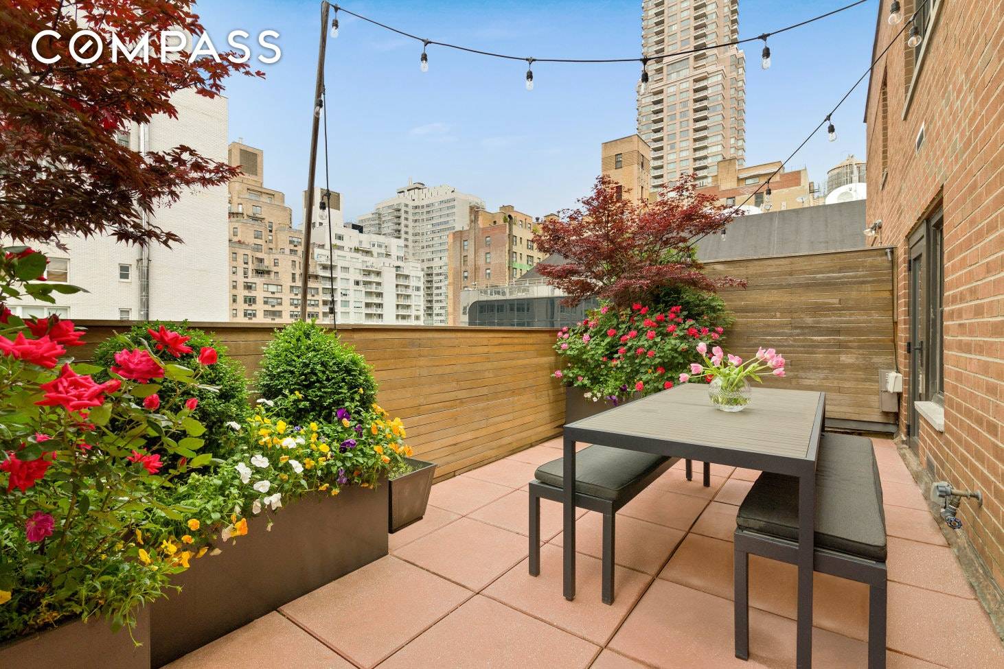 Appointed on the Upper East Side, this immaculate sun flooded two bedroom home features tasteful design, spacious closets, and a 400 square foot, fully landscaped terrace.