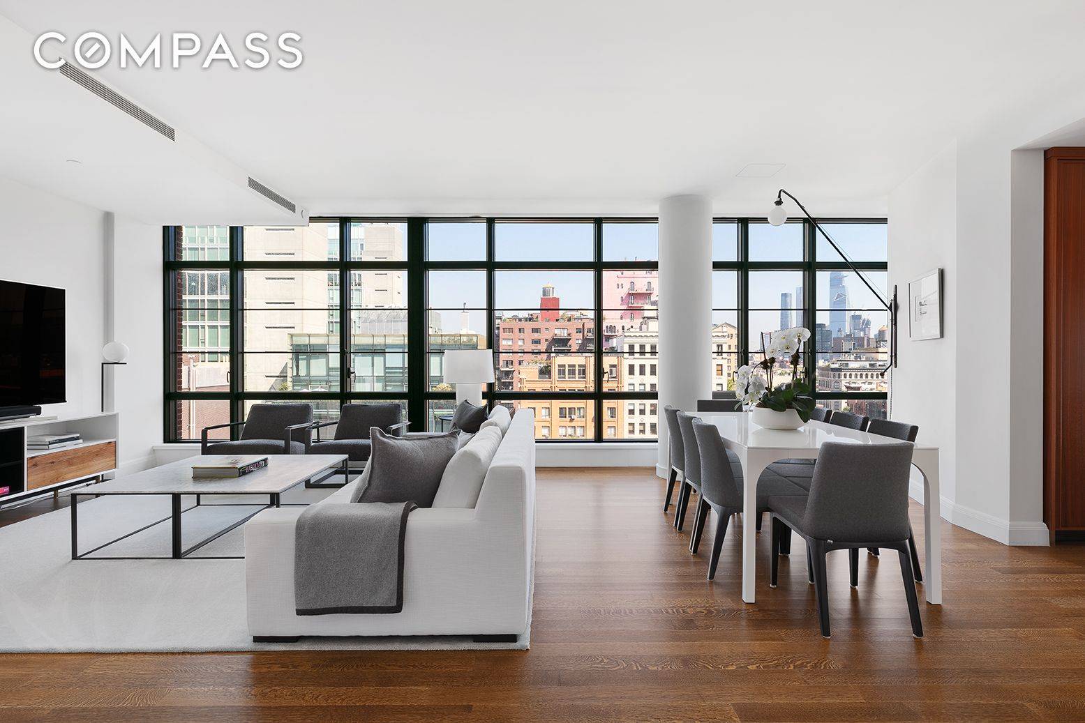 150 Charles Street Penthouse style apartment with panoramic views Perched above the West Village on the North East corner of this remarkable, new full service building, this unique home is ...