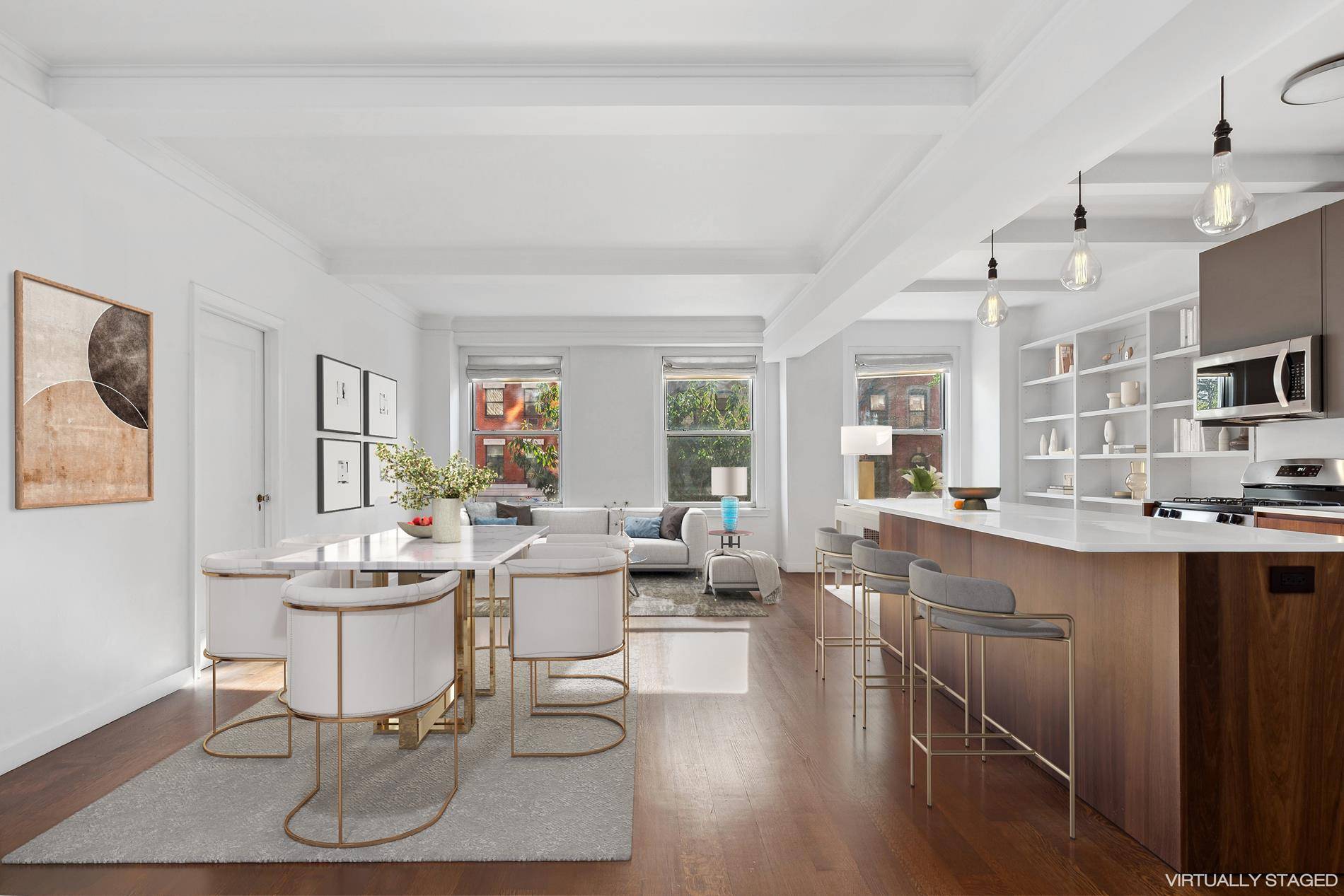 Stunning ! Residence 2B at 242 East 19th Street exemplifies classic prewar elegance and proportions seamlessly fused with modern style and convenience.