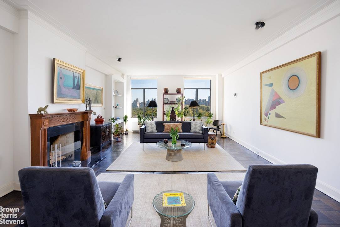 Perfectly positioned on the 11th floor of the Majestic, this oversized classic 7 room home features unbelievable Central Park views from three major rooms and one bathroom too !