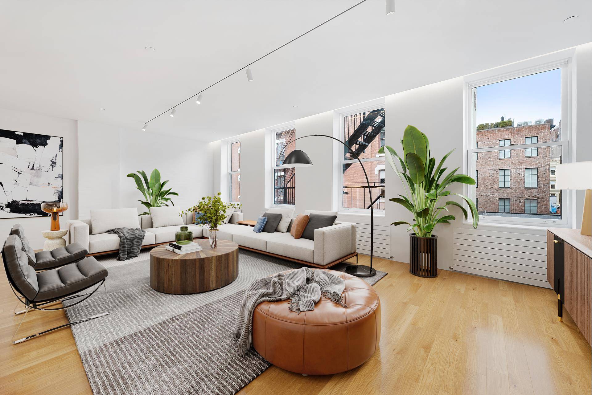 Newly renovated 2 bed 2. 5 bath loft on Greene Street with a private rooftop cabana.