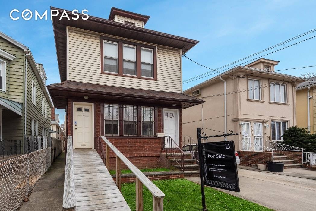 1959 East 16th Street is a legal two family fully detached townhouse.