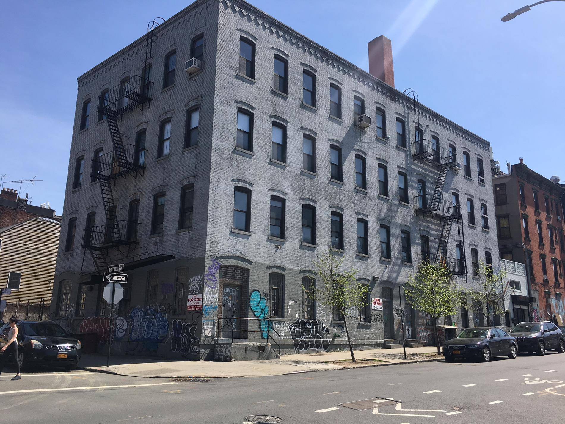 Loft building in Prime Williamsburg with 5 IMD Loft Law tenants, one on 1st floor, two on third floor and two on fourth floor.