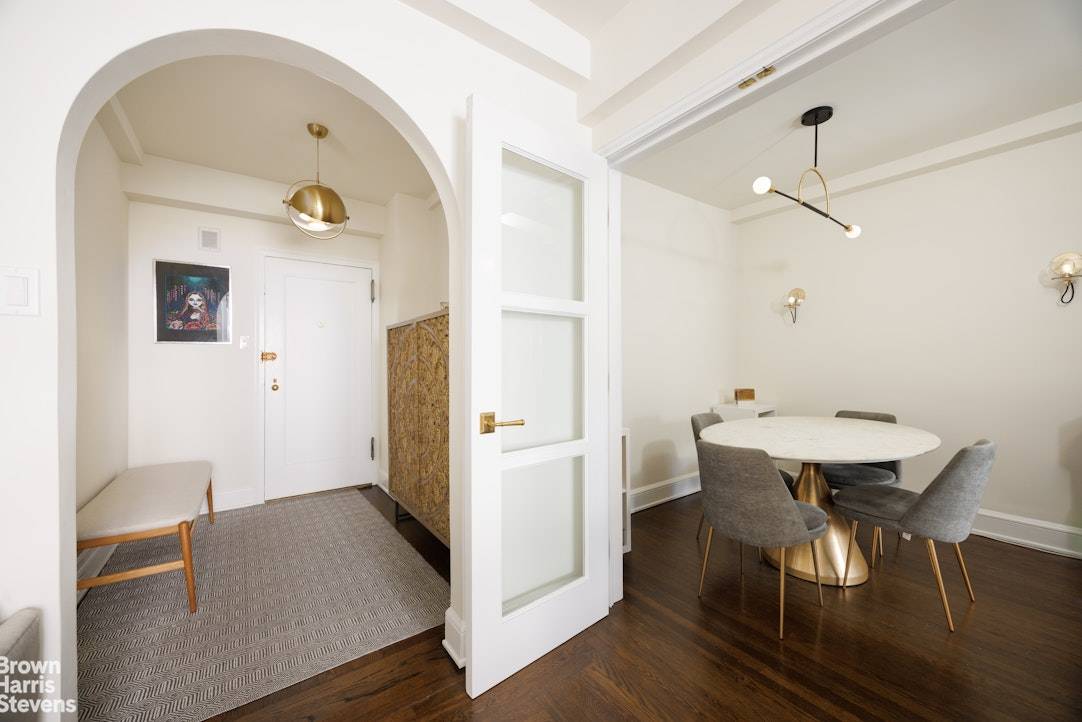 Nestled along one of Manhattan's most coveted addresses, this elegant one bedroom residence at 60 Gramercy Park North seamlessly combines timeless prewar charm with modern sophistication and includes coveted key ...