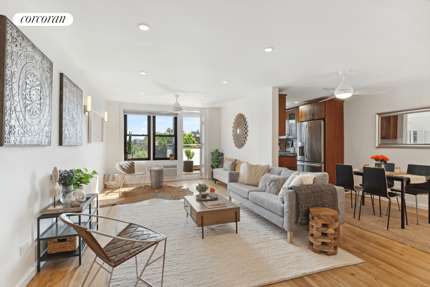 Apartment 4B at 350 Ocean Parkway Offers So Much Space, GORGEOUS VIEWS from EVERY ROOM, and Your Own Highly Coveted, PRIVATE TERRACE !