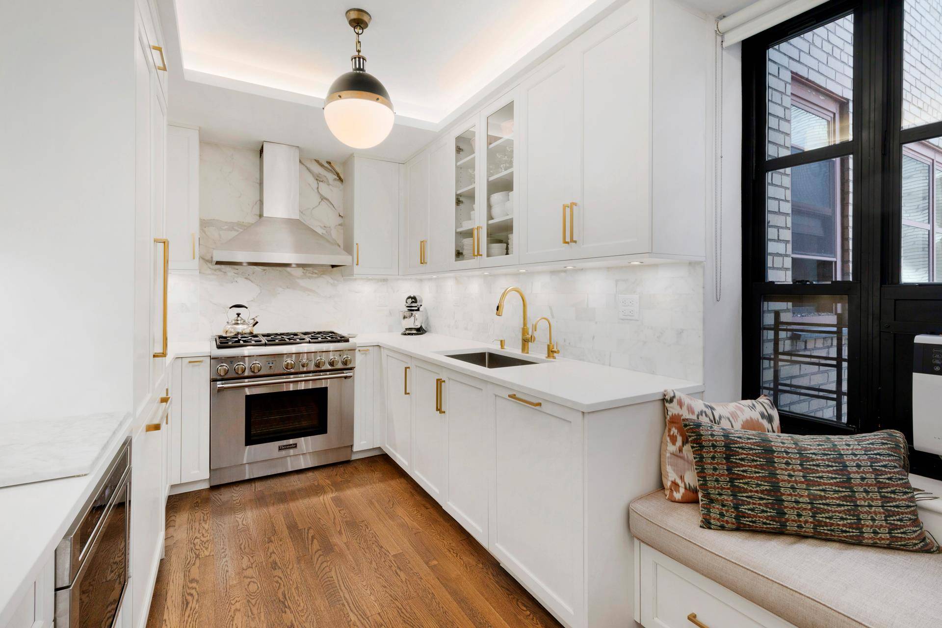 Welcome home to your completely gut renovated 3 bedroom could be 4 see alternate floor plan 2 bathroom apartment in the Gramercy House, a gorgeous Art Deco building in the ...