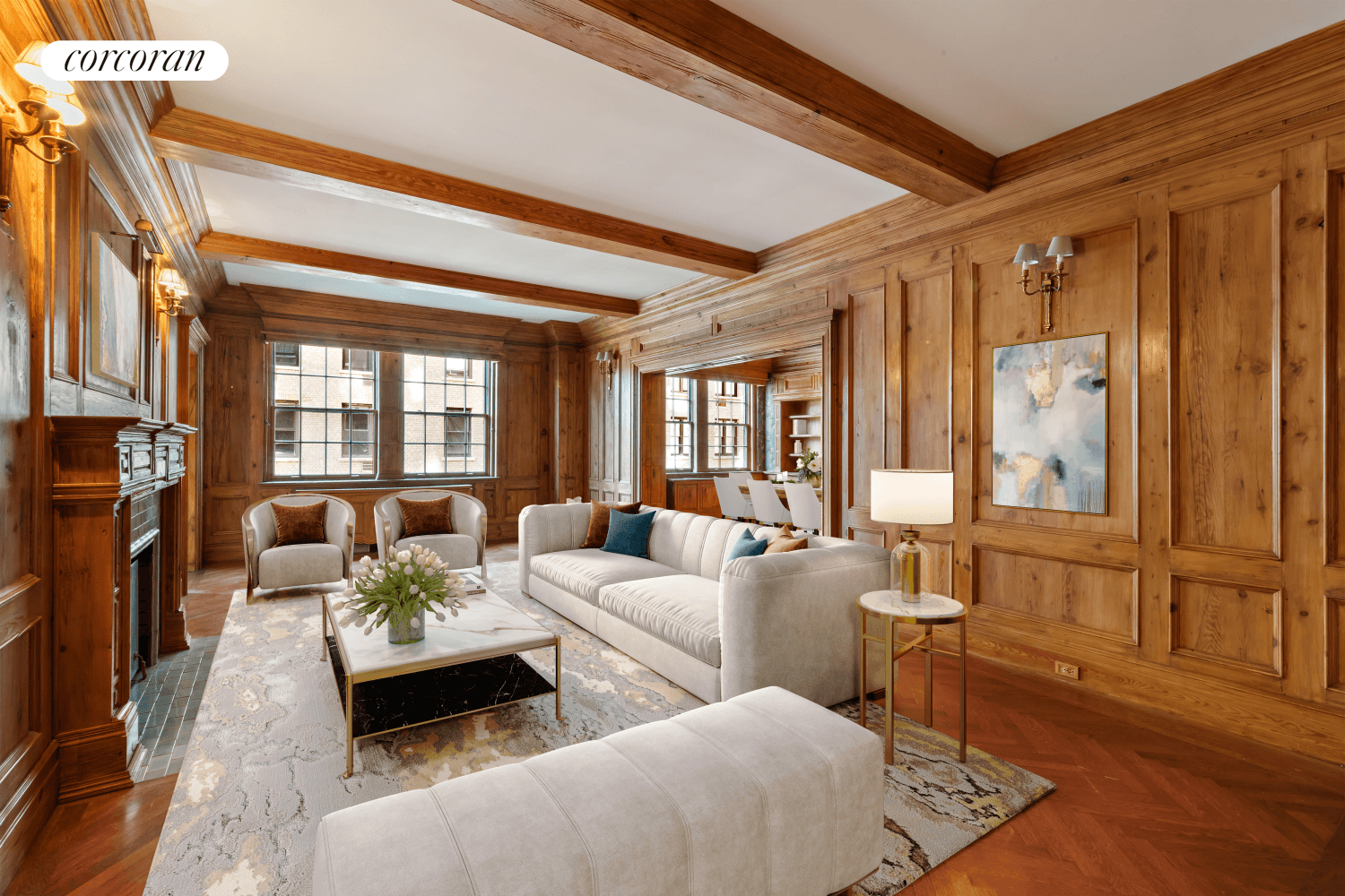 Nestled in Carnegie Hill this 7 room apartment is pre war perfection.