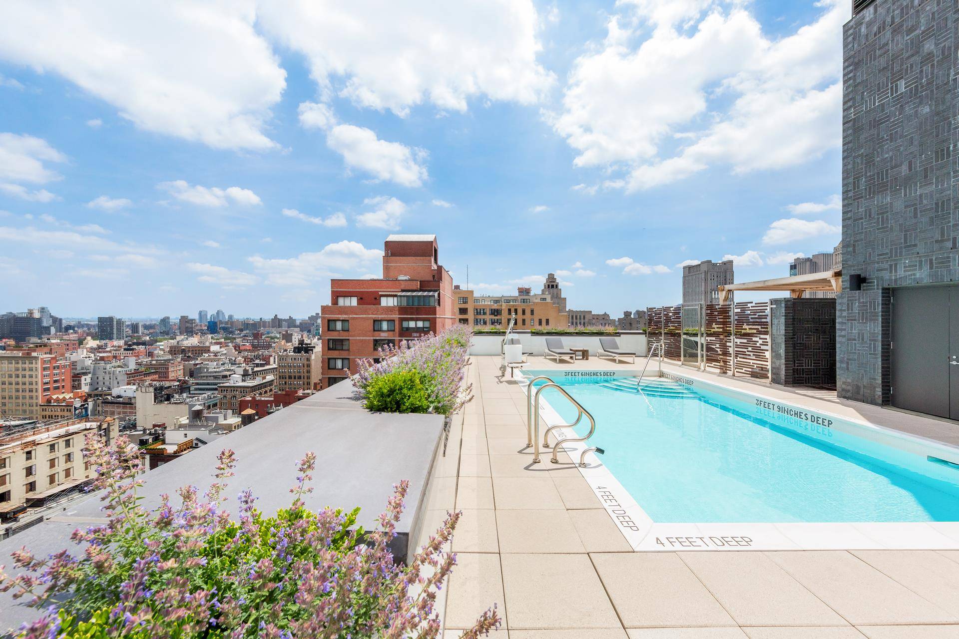 This beautiful two bedroom two and a half bathroom home cultivates luxury and is advantageously positioned in one of the best boutique buildings in thriving Tribeca.
