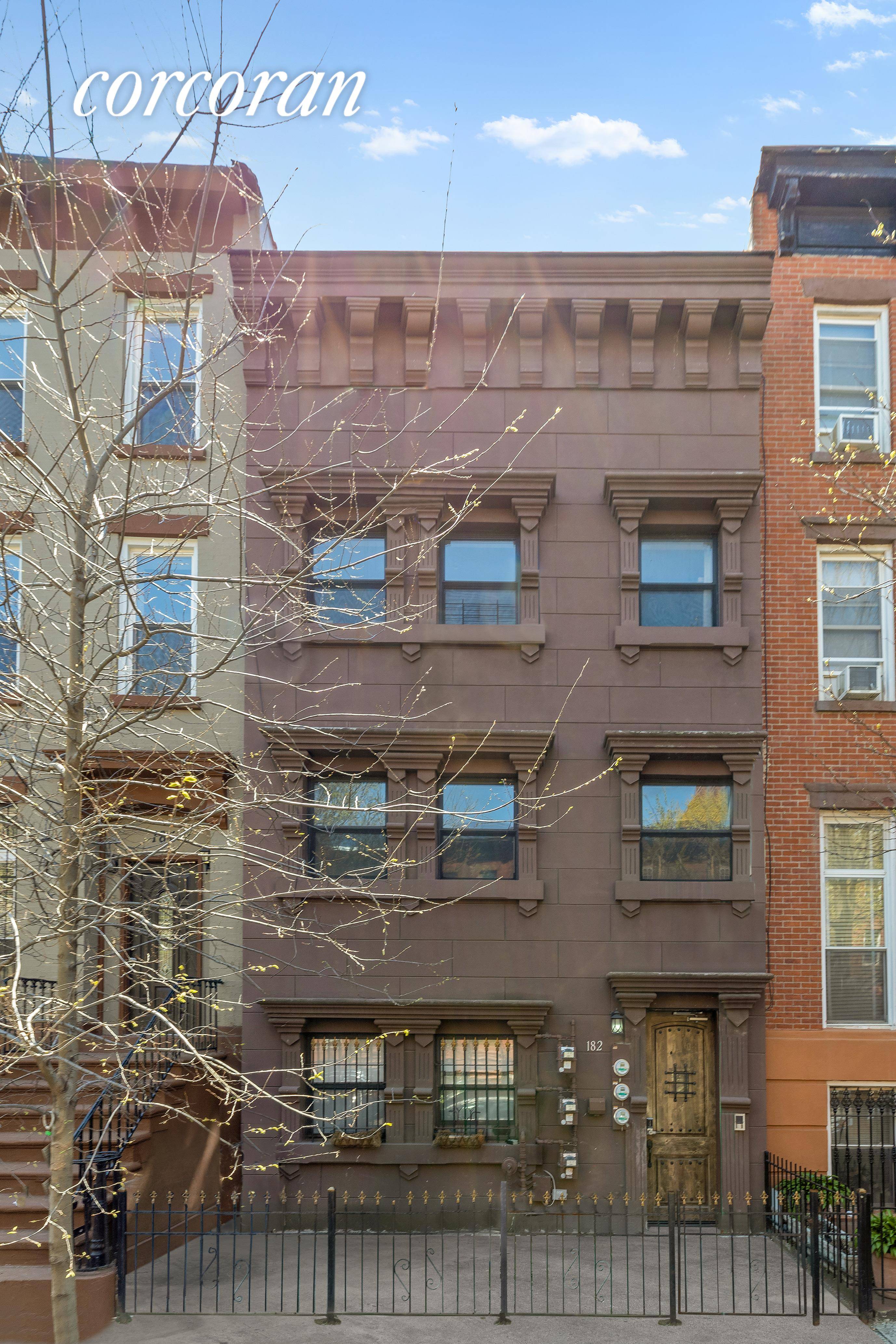 Welcome to 182 Herkimer St, a beautiful three family brownstone located on a tree line block in prime Bedford Stuyvesant.